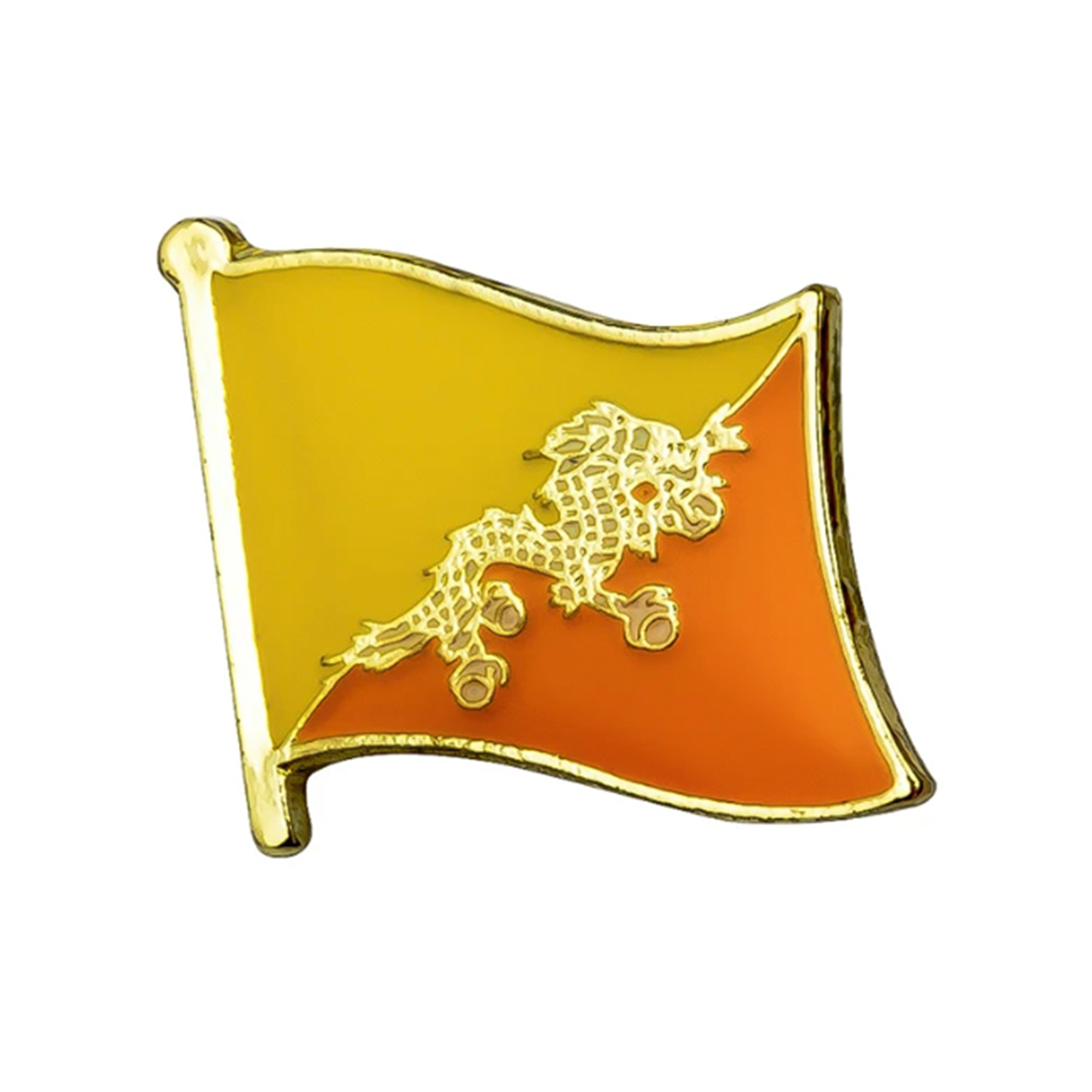 Pin con la bandera de Bután Imagen principal del producto