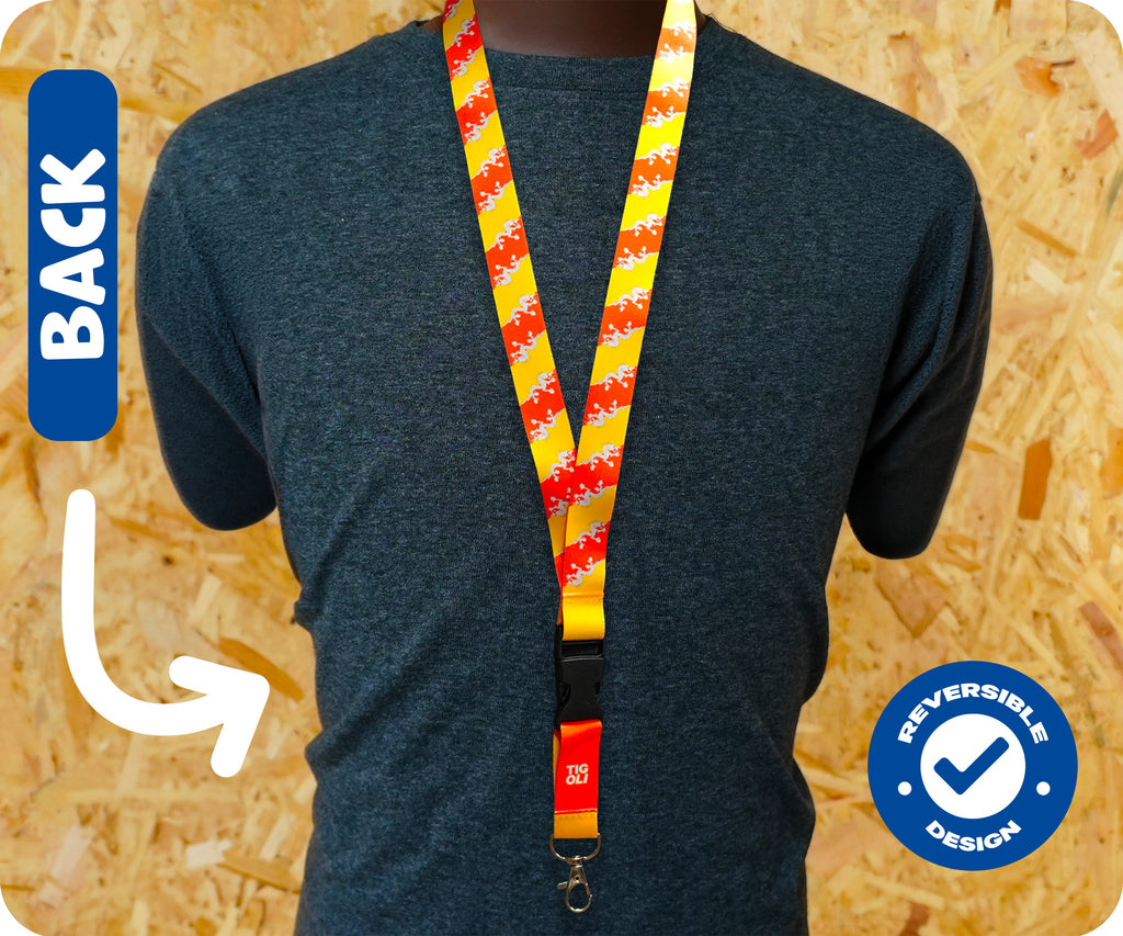 Bhutan Flag Lanyard