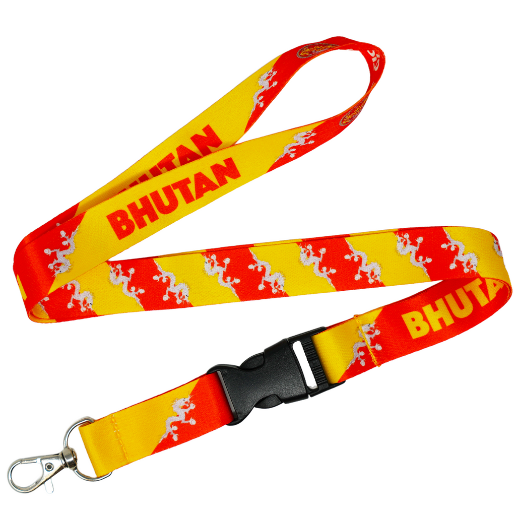 Bhutan Flag Lanyard