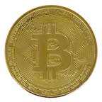 Gold Bitcoin Replica Coin – Cryptocurrency Collector’s Token