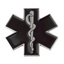 Black Medical Ambulance Star Pin Badge