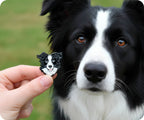 Border Collie Dog Pin Badge