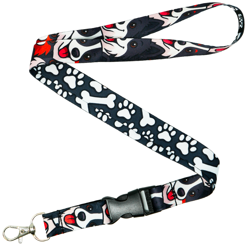 Cordón con diseño de cachorro de border collie, perro ovejero