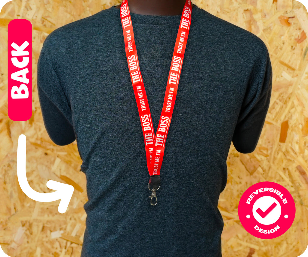 Trust Me I’m The Boss Funny Novelty Lanyard