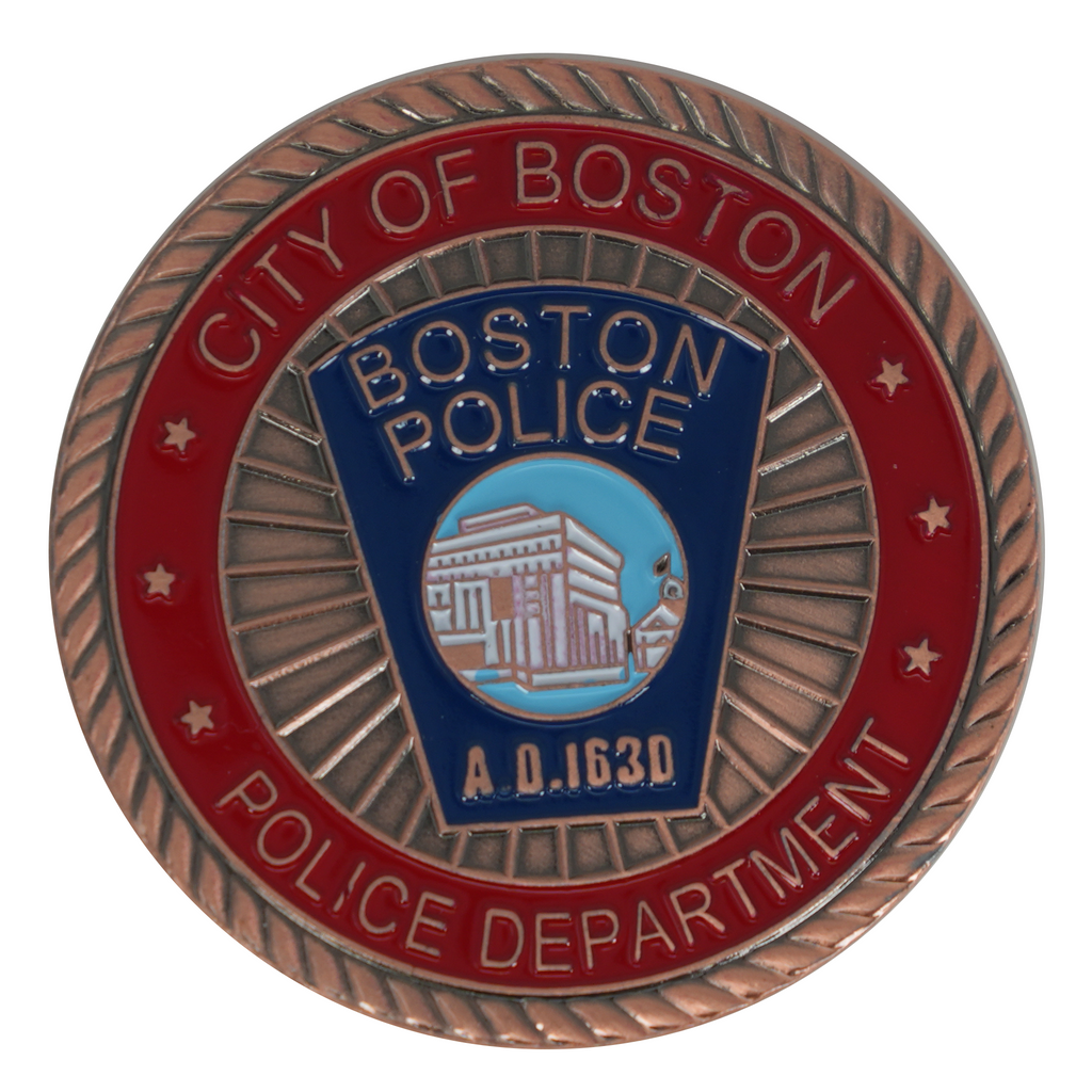 City of Boston Police Challenge Coin