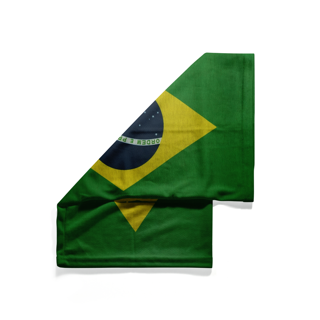 Cubrecuellos con bandera de Brasil – Mascarilla transpirable, tipo braga, para la cara