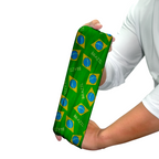 Snood con estampado de la bandera de Brasil – Mascarilla transpirable para el cuello y la cara