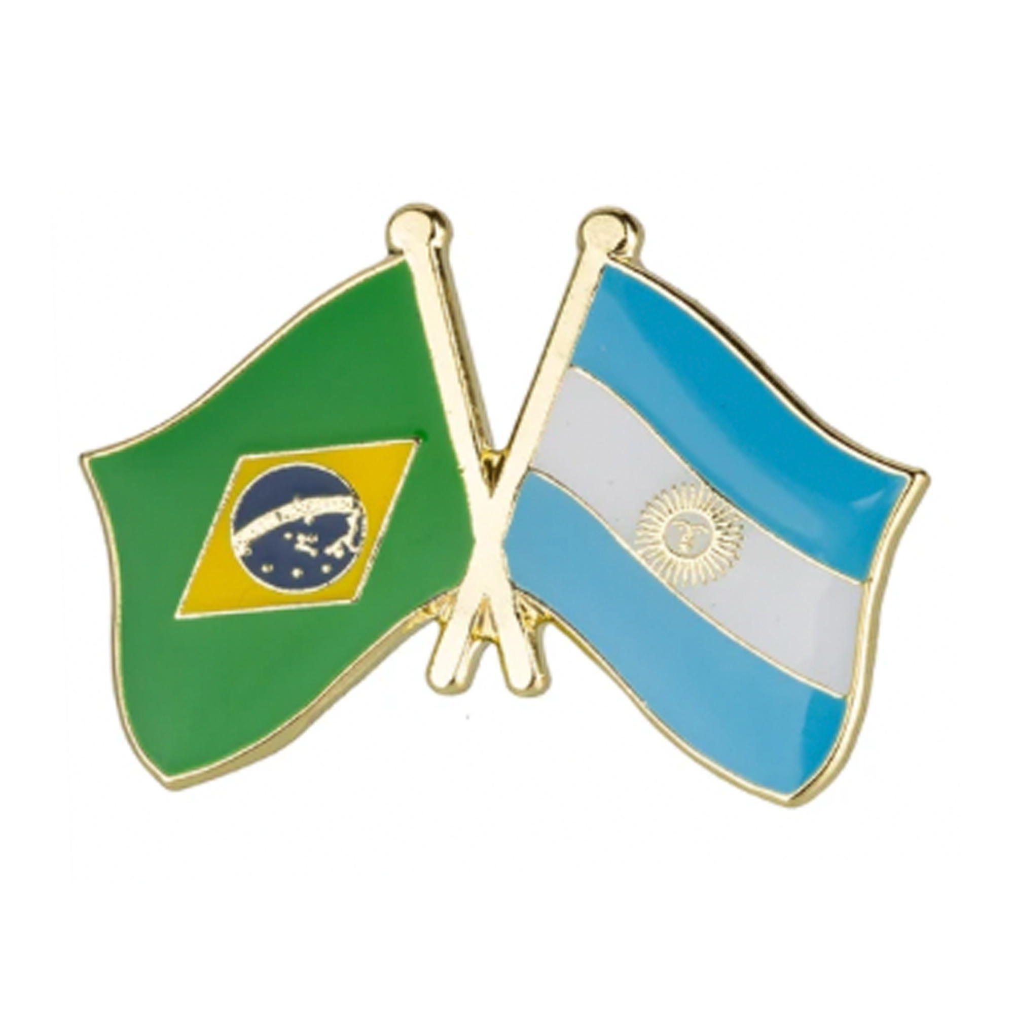Pin de la amistad entre Brasil y Argentina Imagen principal del producto