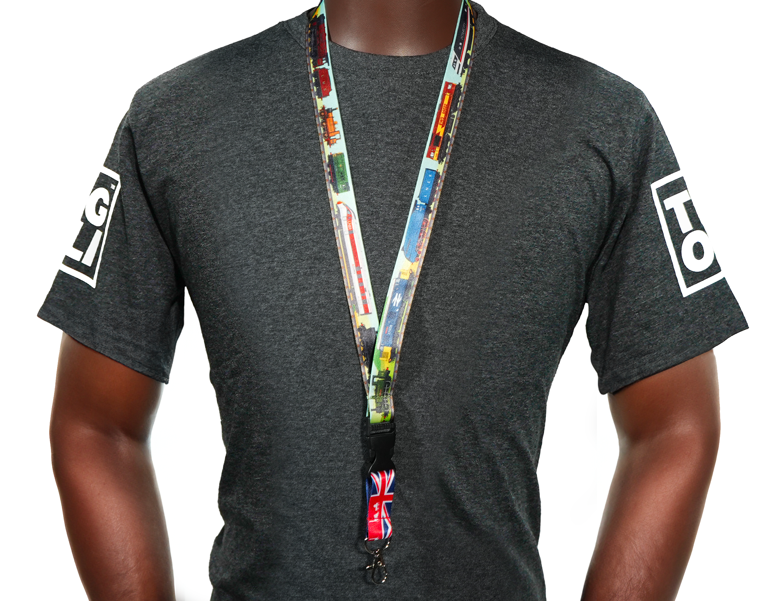 British Trains Lanyard – Classic Locomotive & Rail Design Secondary image