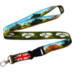 British Army Main Battle Tanks Lanyard Keychain