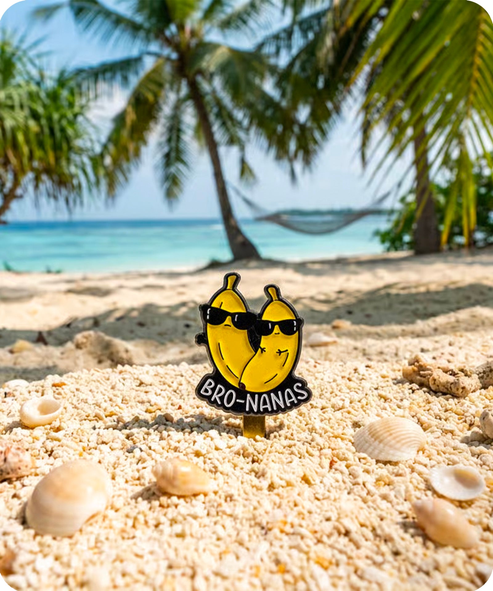 Bro-Nanas Enamel Pin Badge Secondary image
