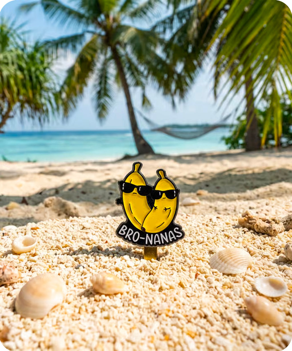Bro-Nanas Enamel Pin Badge