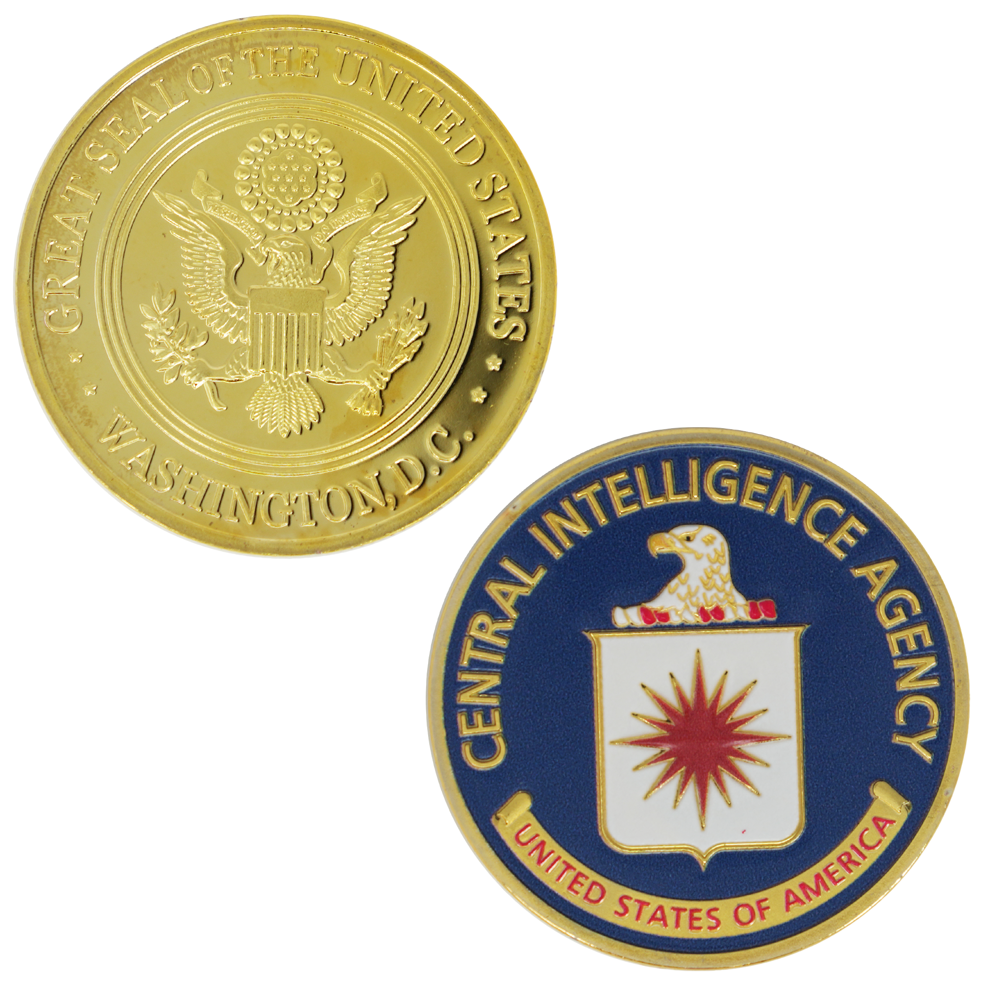 Moneda conmemorativa de la Agencia Central de Inteligencia – Edición Gran Sello Imagen principal del producto