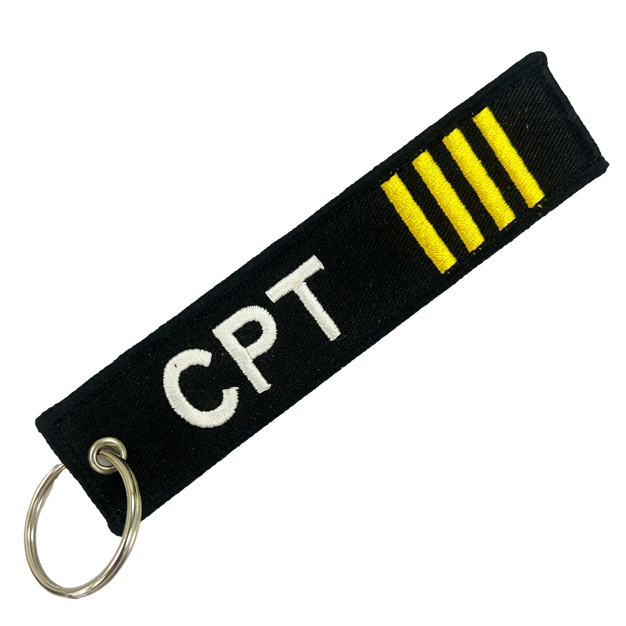 Captain CPT Rank Fabric Luggage Keyring Main image