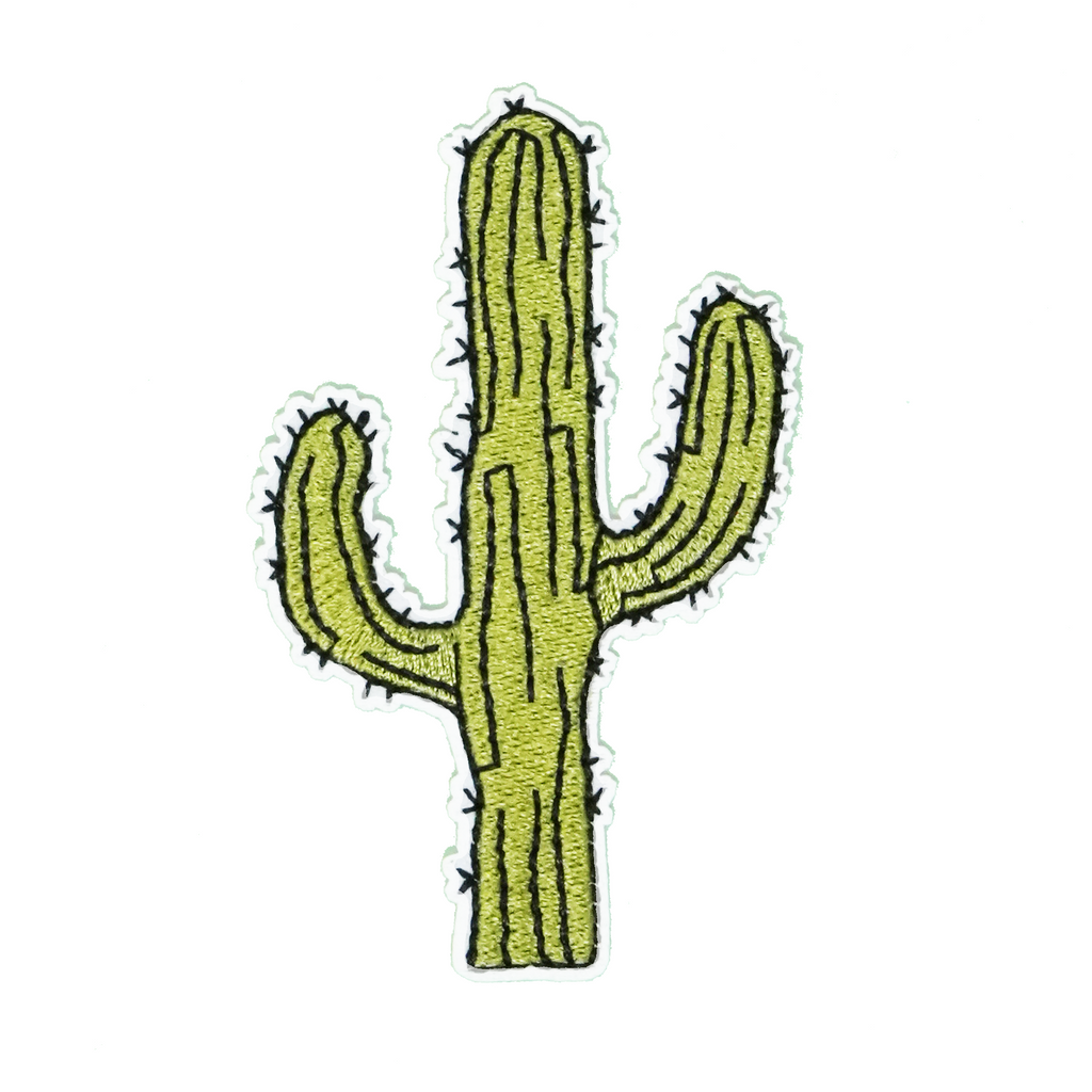 Cactus Wild West Patch Iron On (8 x 5cm)