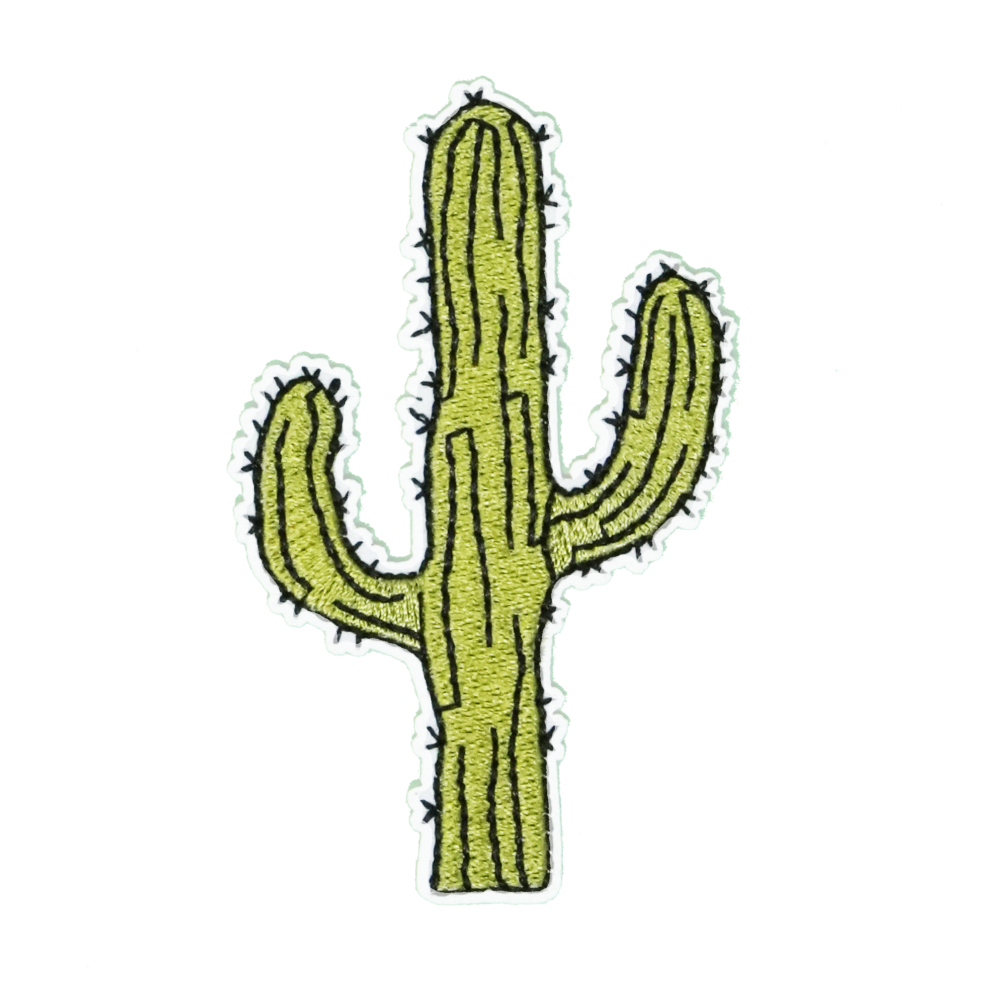 Cactus Wild West Patch Iron On (8 x 5cm)