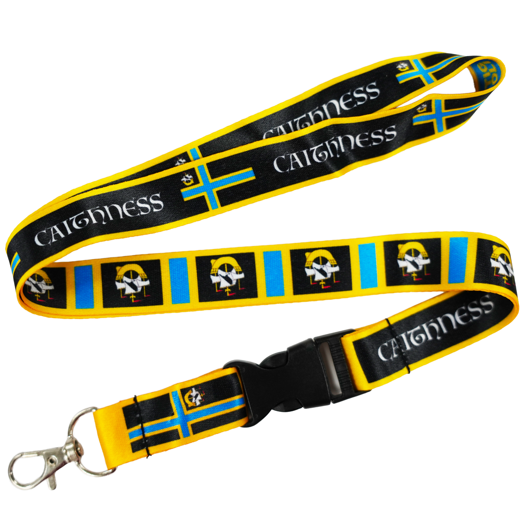 Caithness Scottish County Lanyard Keychain