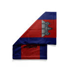 Snood con la bandera de Camboya – Mascarilla transpirable para cuello