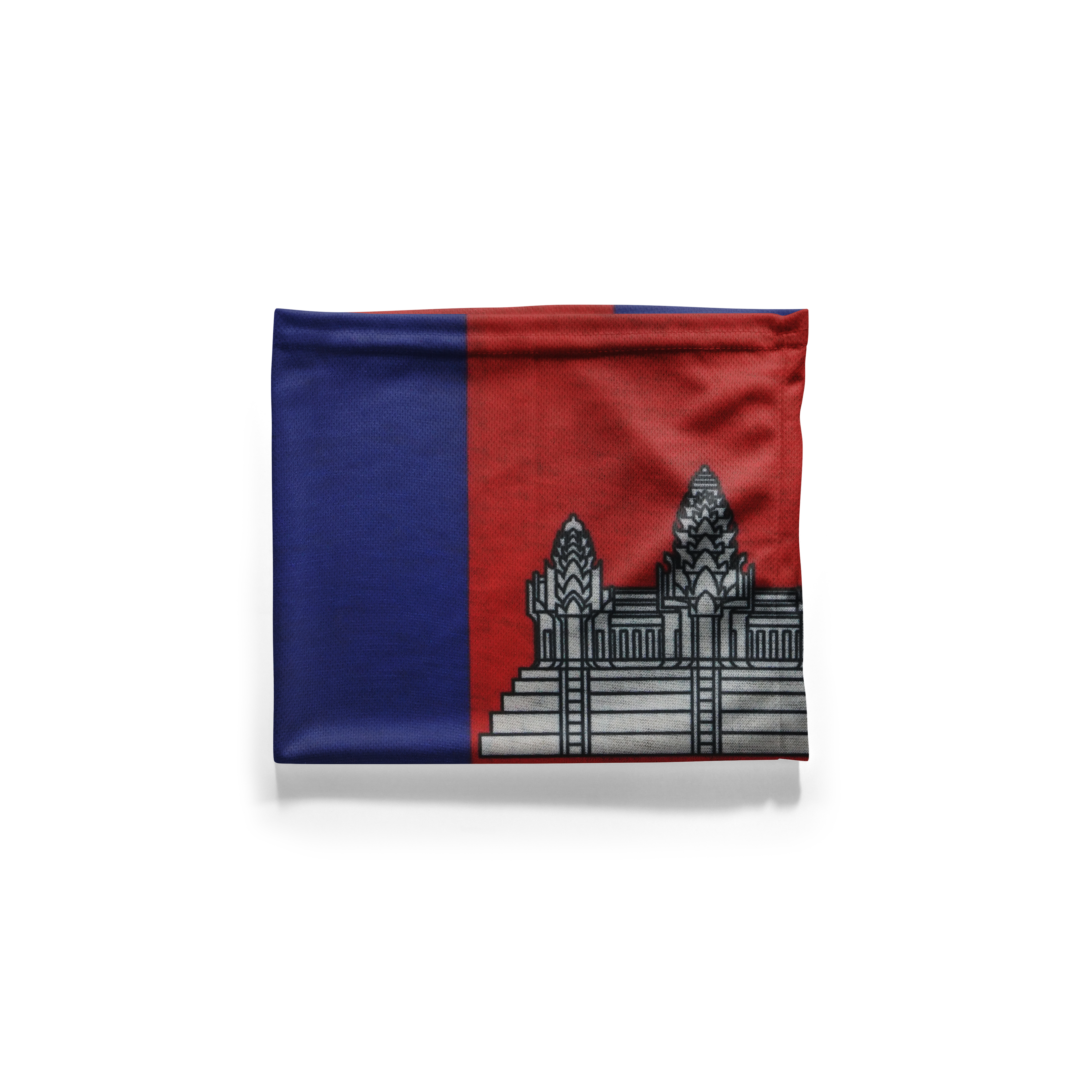Snood con la bandera de Camboya – Mascarilla transpirable para cuello
