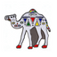 Arabian Camel Colour Pattern Pin Badge