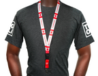 Canada Flag Lanyard – Red & White Maple Leaf Neck Strap