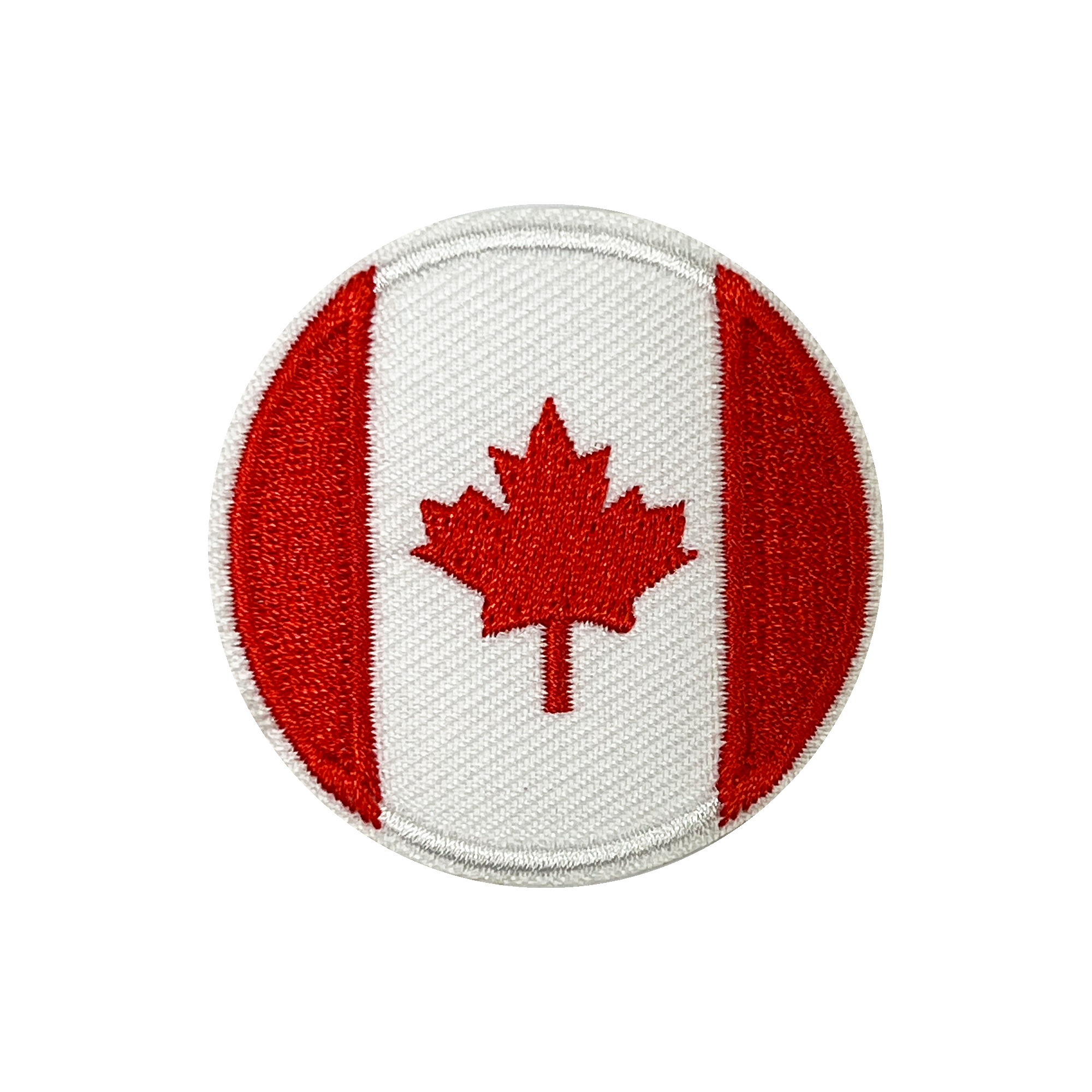 Parche bordado redondo de Canadá (5 cm) Imagen principal del producto