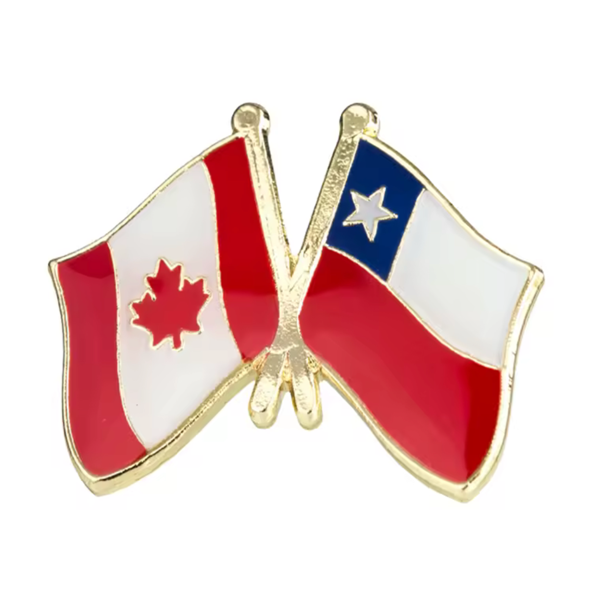 Pin de amistad Canadá y Chile Imagen principal del producto