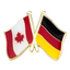 Canada & Germany Friendship Pin Badge