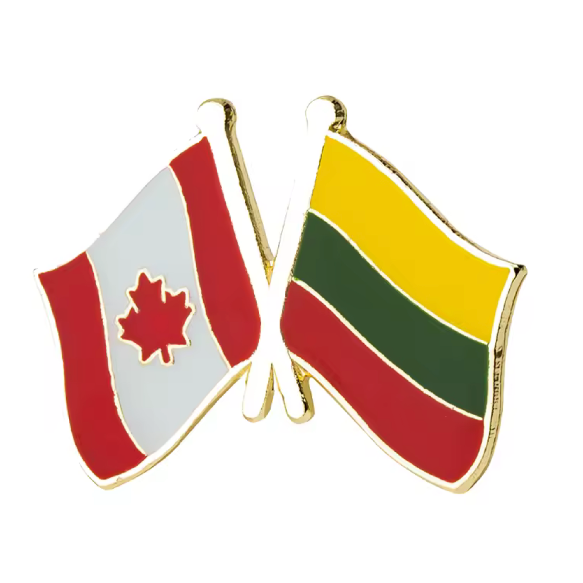 Pin de la amistad Canadá y Lituania Imagen principal del producto