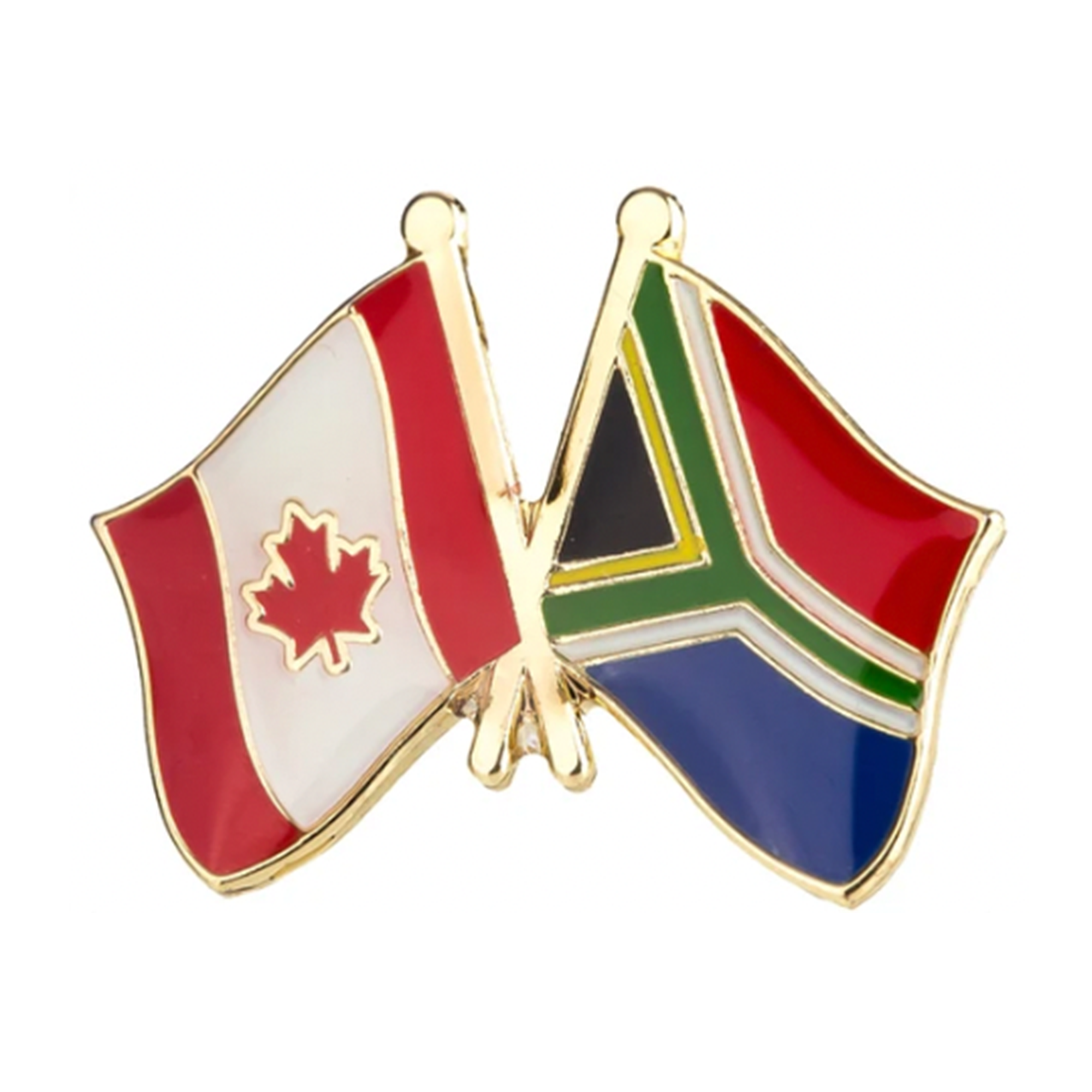 Canada & South Africa Friendship Pin Badge