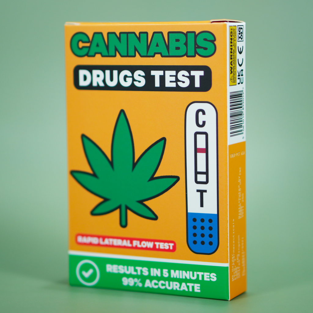 Kit de prueba de drogas de cannabis – Orina de flujo lateral rápido – Regalo de broma divertido y kit de prueba casero