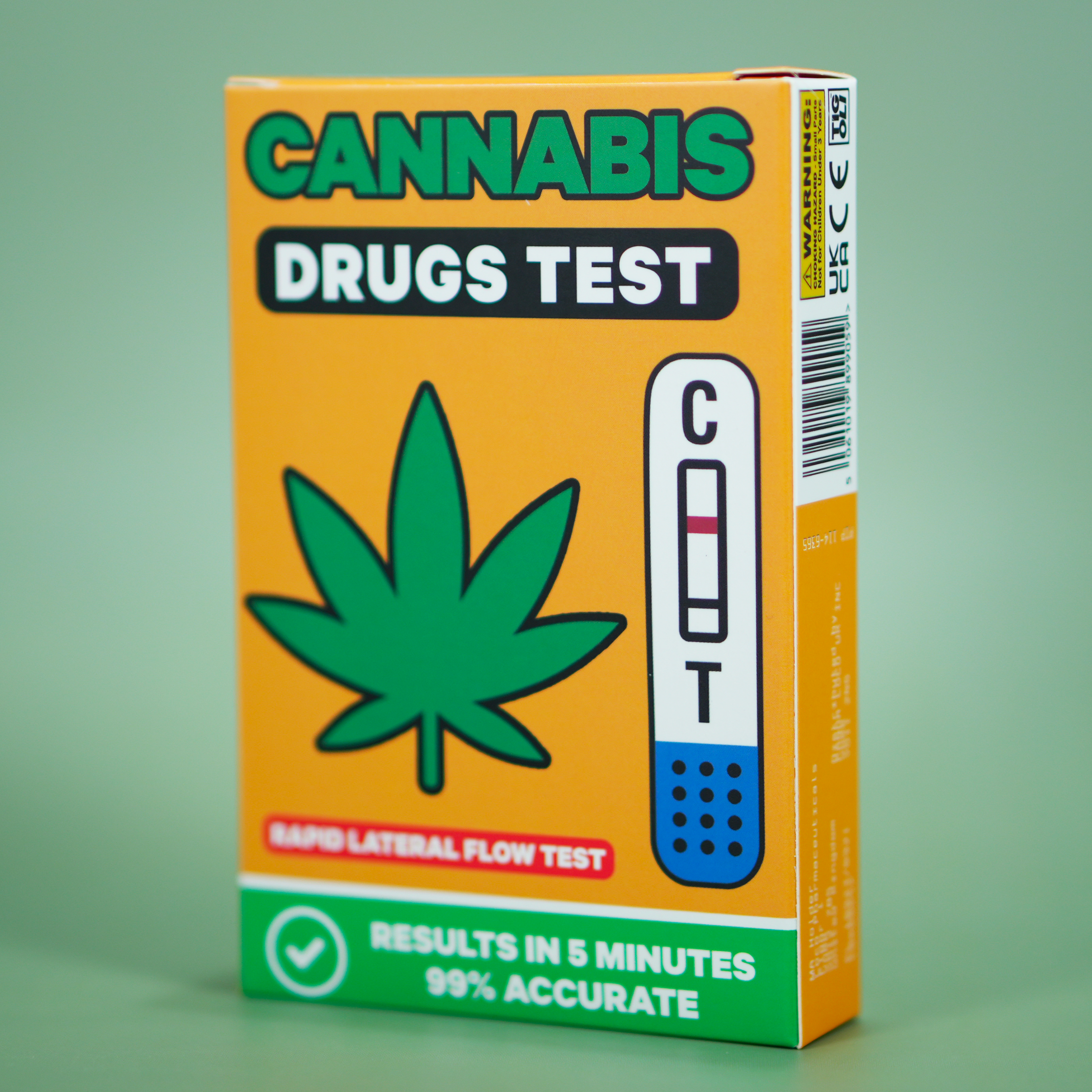 Kit de prueba de drogas de cannabis – Orina de flujo lateral rápido – Regalo de broma divertido y kit de prueba casero