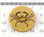 Cancer Zodiac Sign Pin Badge