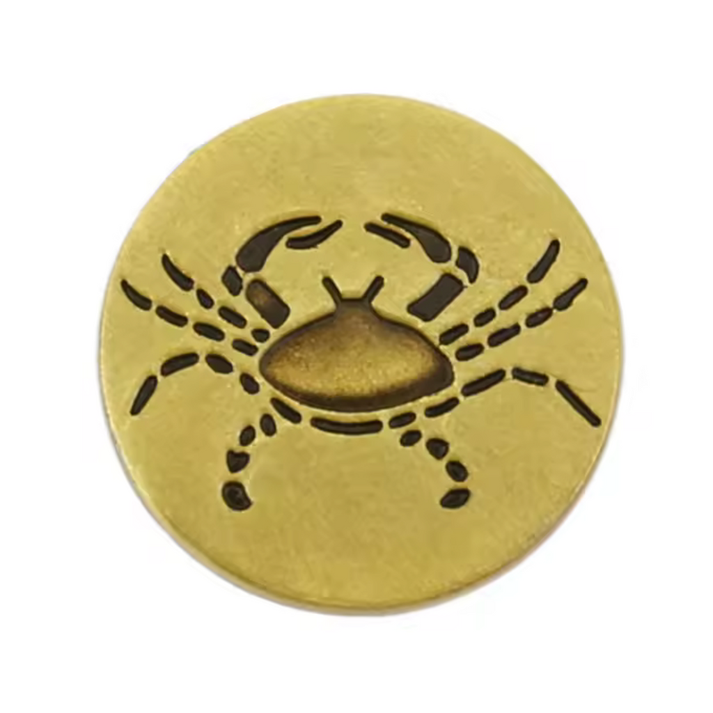 Cancer Zodiac Sign Pin Badge