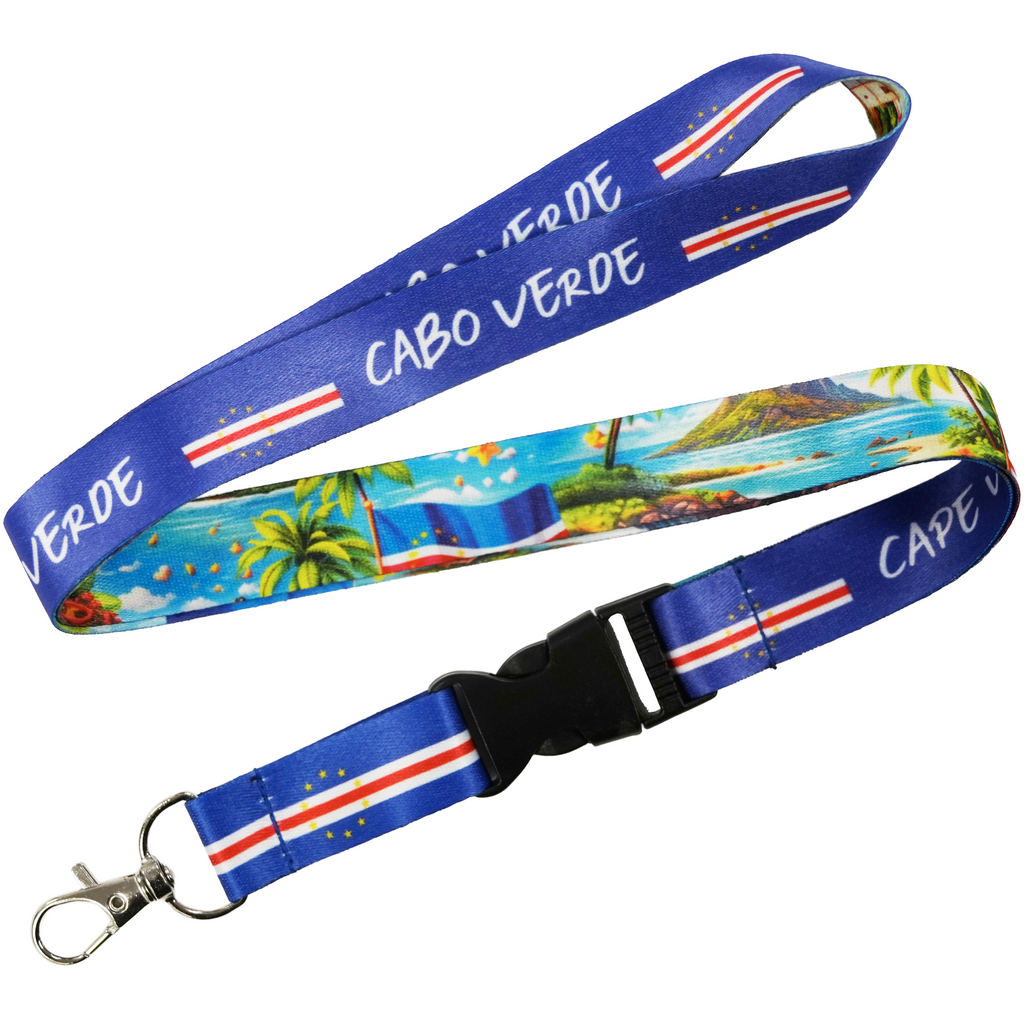 Cape Verde Cabo Verde Flag Lanyard