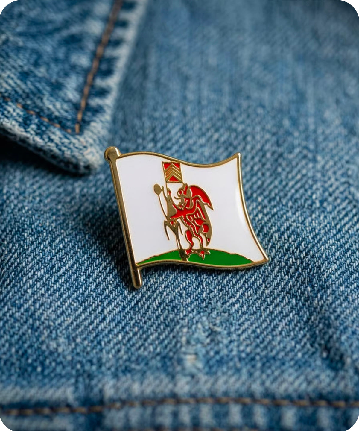 Cardiff Flag Enamel Pin Badge