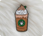 Catpuccino Cat Coffee Pin Badge