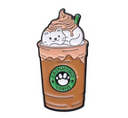 Catpuccino Cat Coffee Pin Badge