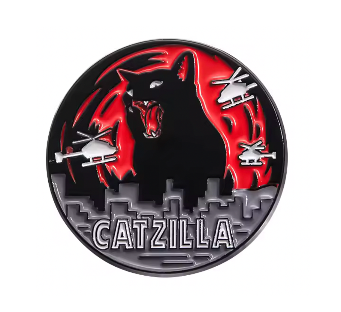 Catzilla Pin Insignia Imagen principal del producto