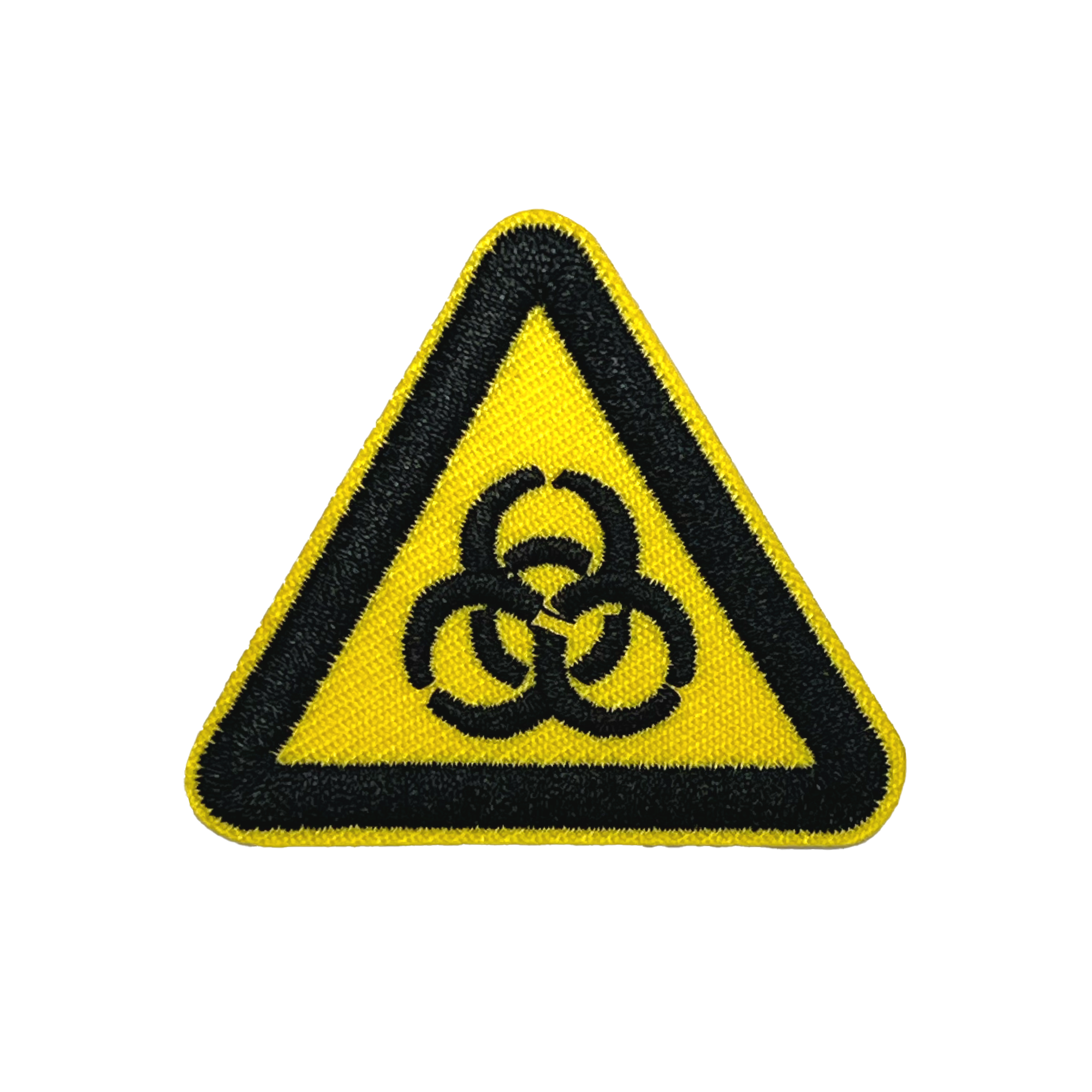 Biohazard Triangle Hazard Embroidery Patch (5cm) Main image