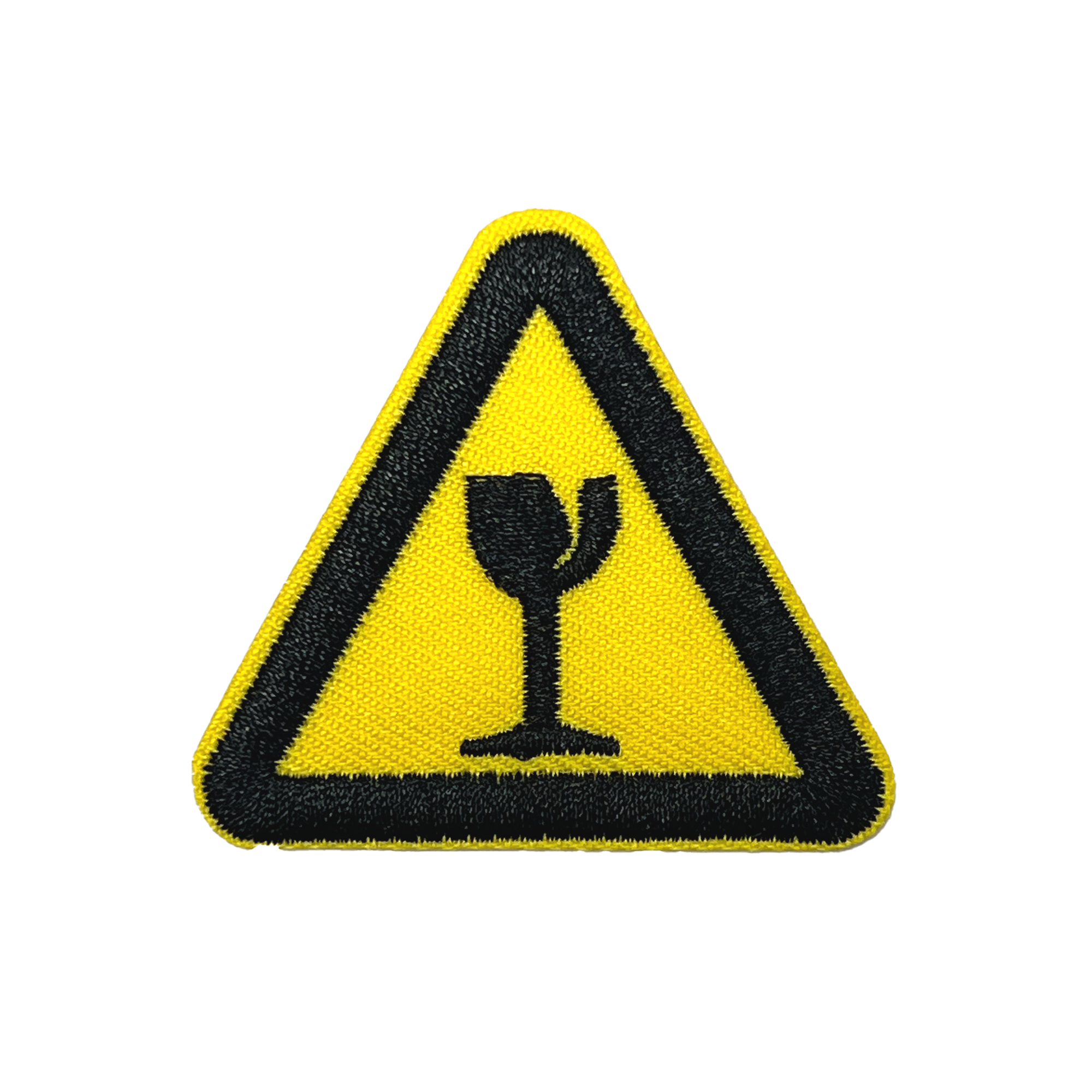 Fragile Triangle Hazard Embroidery Patch (5cm) Main image