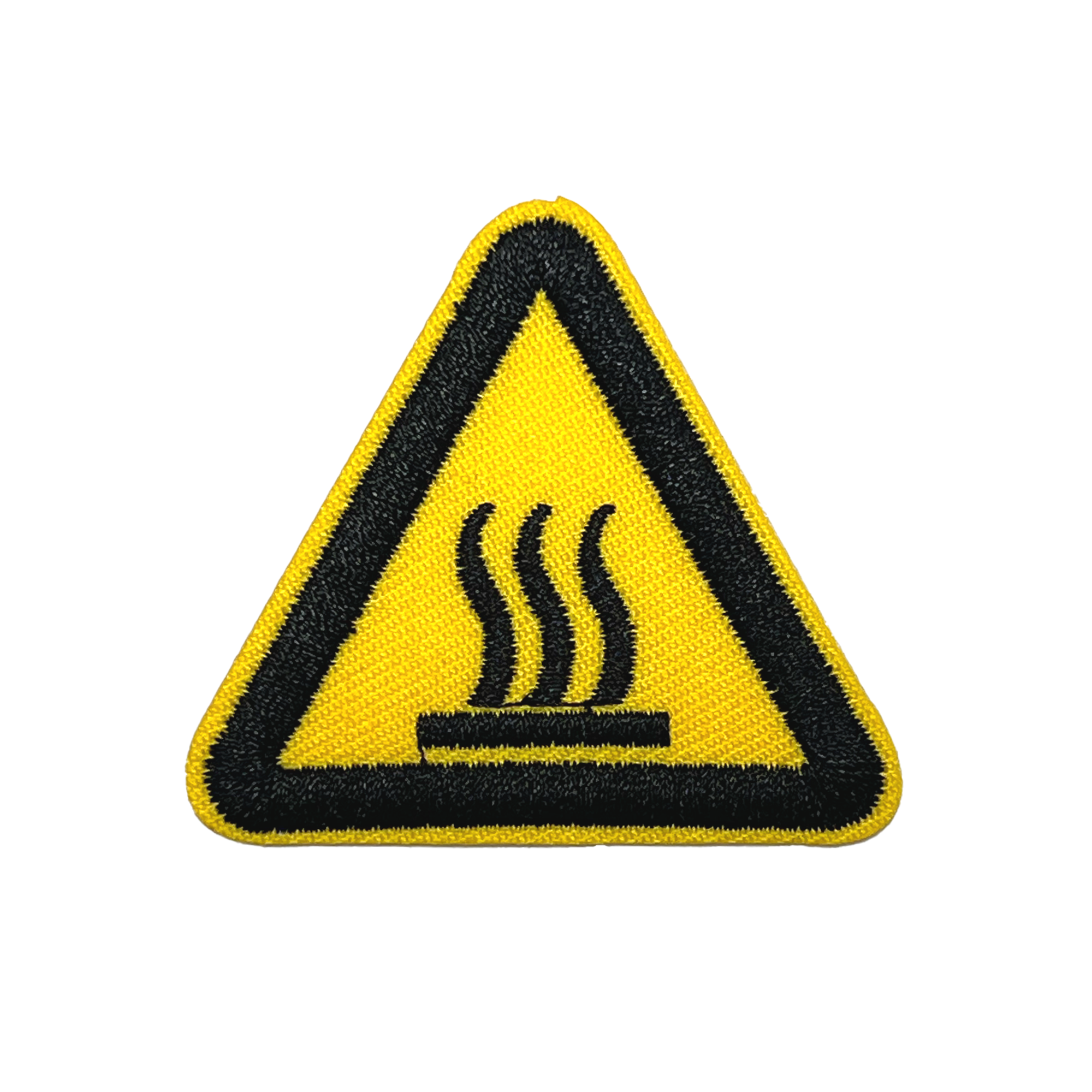 Hot Triangle Hazard Embroidery Patch (5cm) Main image