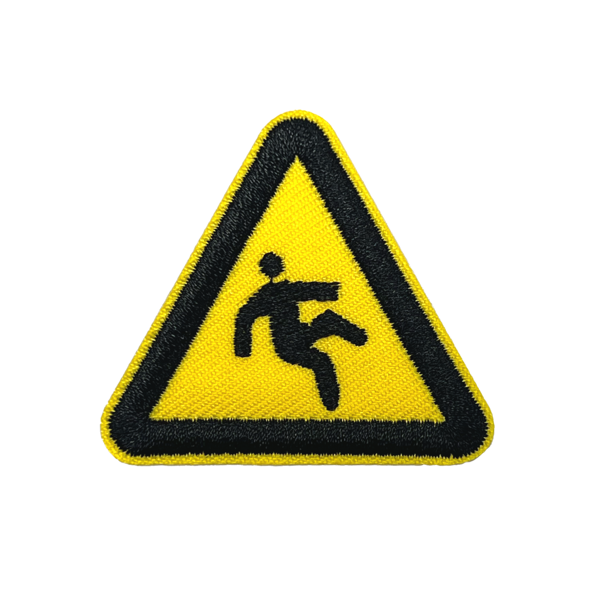 Slippery Floor Triangle Hazard Embroidery Patch (5cm) Main image
