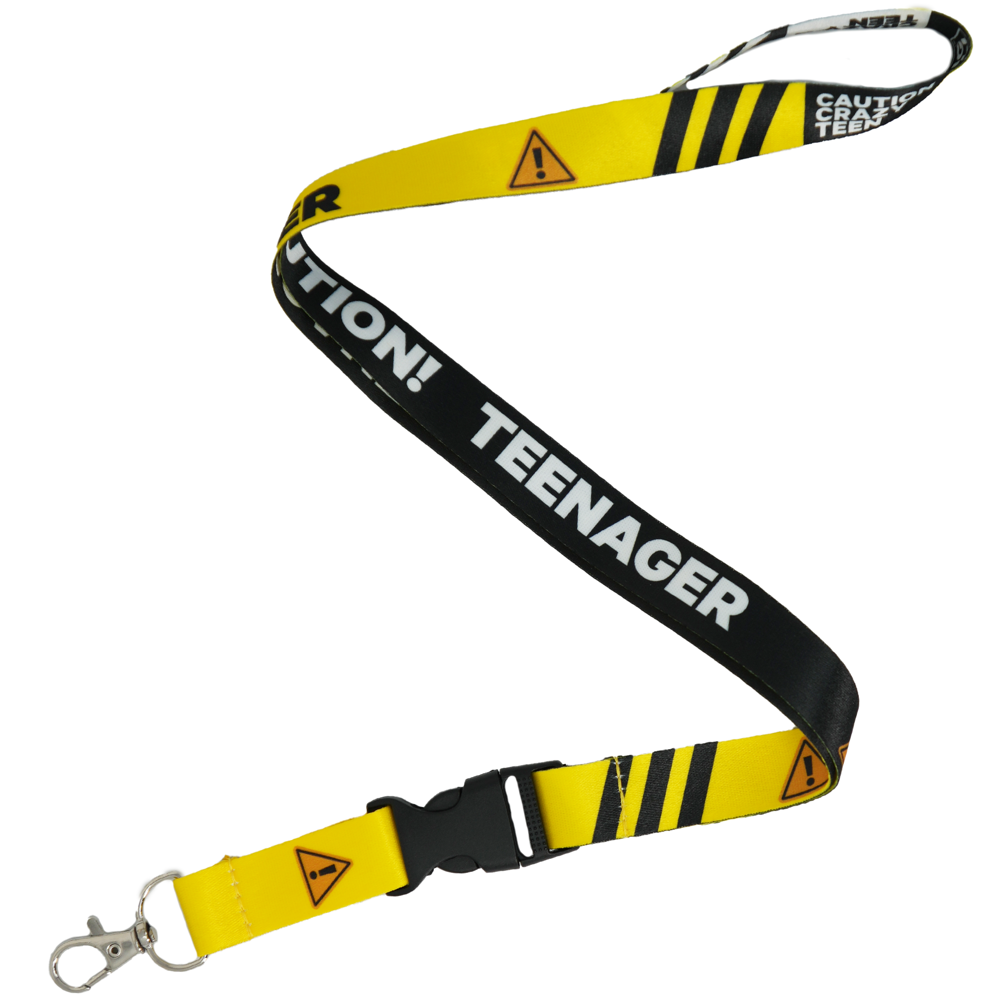 Caution Teenager! Funny Lanyard Main image