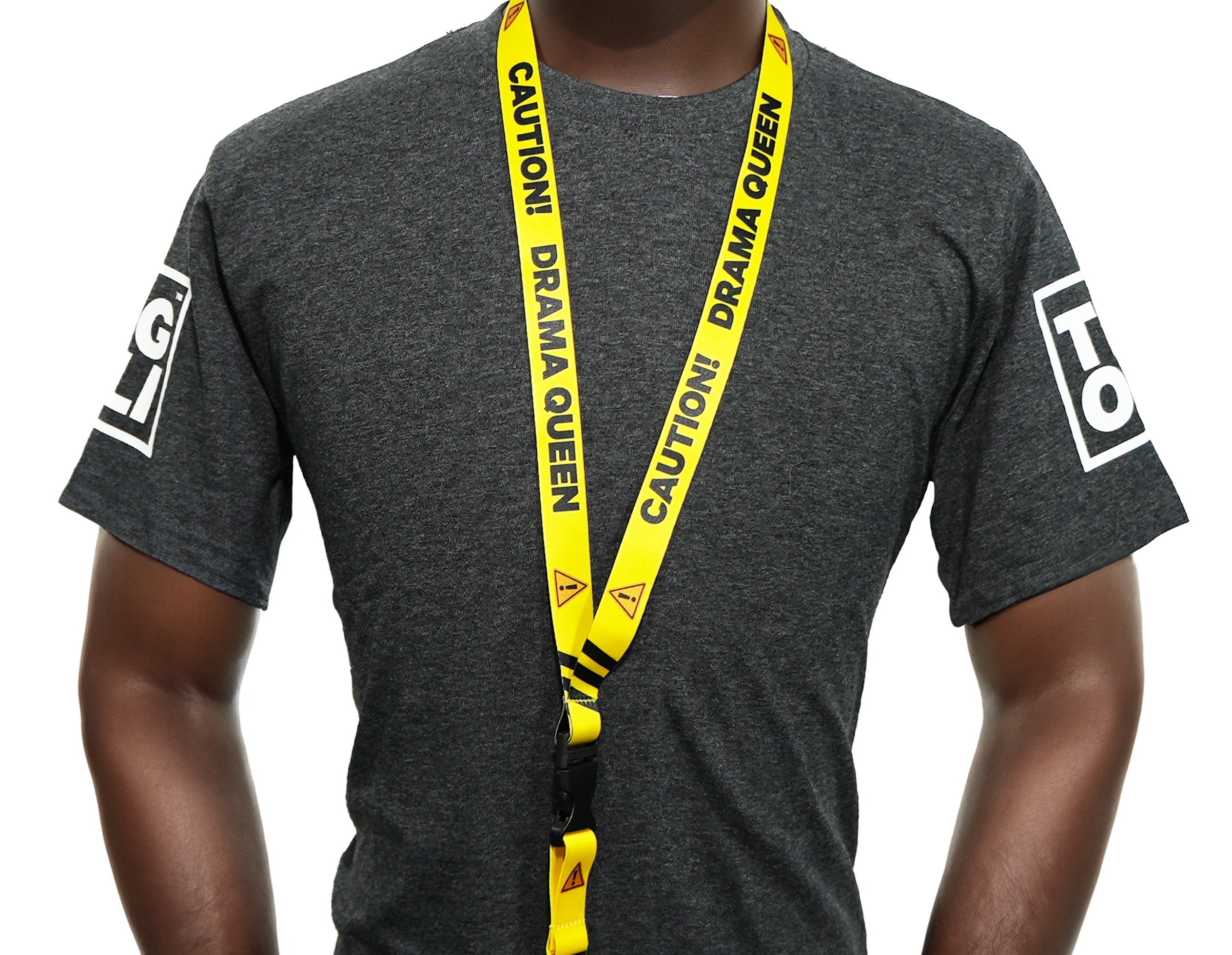Drama Queen Caution! Funny Lanyard Secondary image
