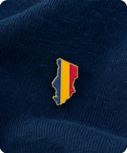 Chad Map Flag Enamel Pin Badge
