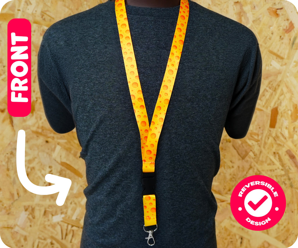 Cheese Food Lanyard