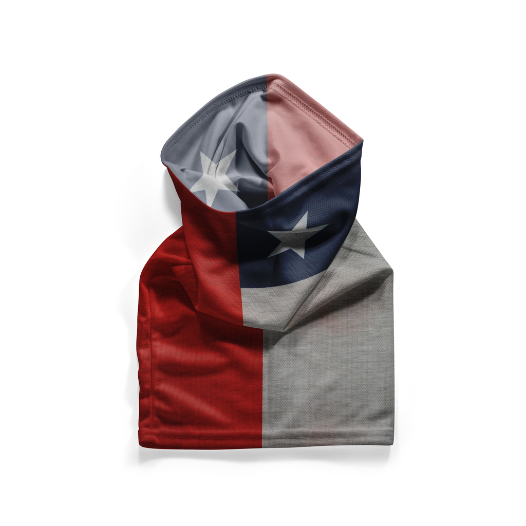 Snood Bandana de la Bandera de Chile – Mascarilla Transpirable Cubrecuello