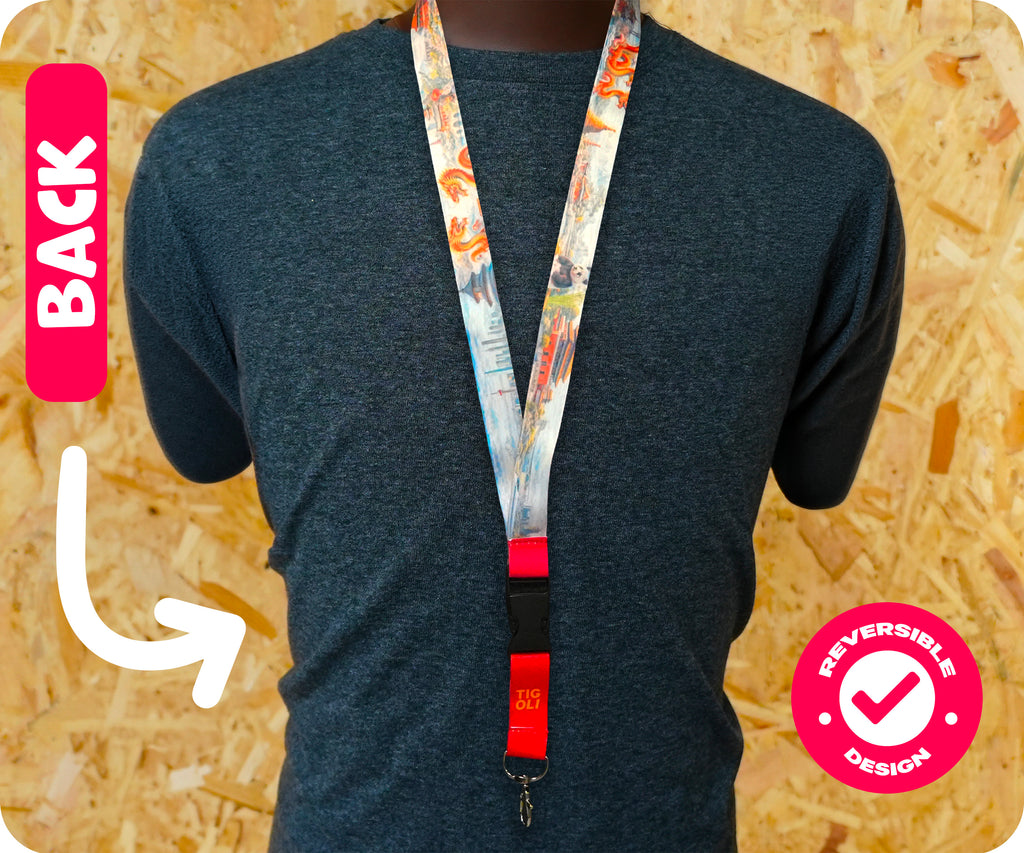China Flag Lanyard