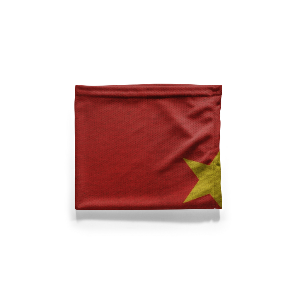 Snood Bandera de China – Mascarilla Transpirable de Cuello y Cara